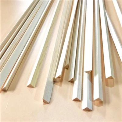 Paulownia Lightweight Daim duab peb sab Ntoo Chamfer Molding Rau Sab hauv Kho kom zoo nkauj daim ntaub ntawv